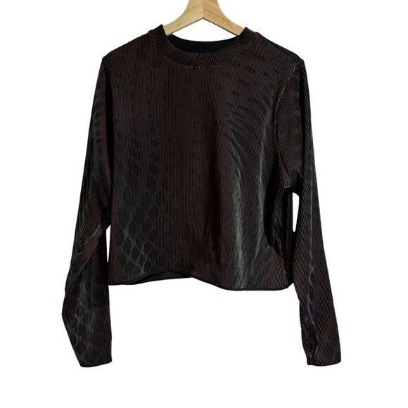 Nike Womens Run Division Midlayer Long Sleeve Top CU6168-011 Animal print Medium - Picture 1 of 12